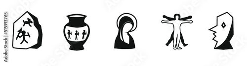  Art periods icons