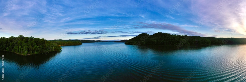 Lake Sunset panorama