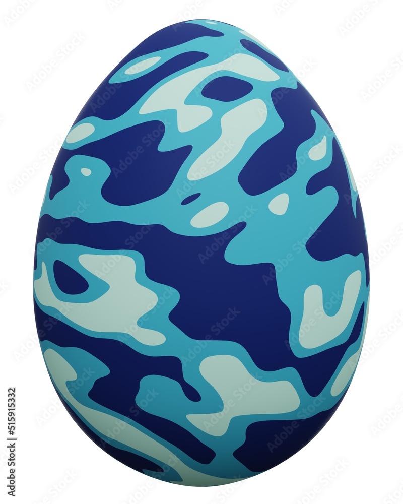 Easter egg icon. 3d rendering. Easter egg icon. 3d rendering.