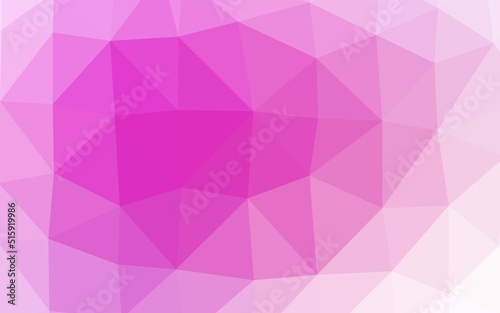 Light Pink, Blue vector triangle mosaic template.