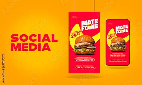 Flyer Stories Social Media Burger
