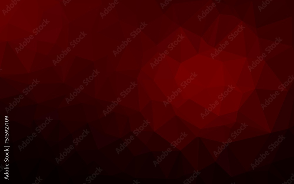 Dark Red vector triangle mosaic texture. Dark Red vector triangle mosaic texture.