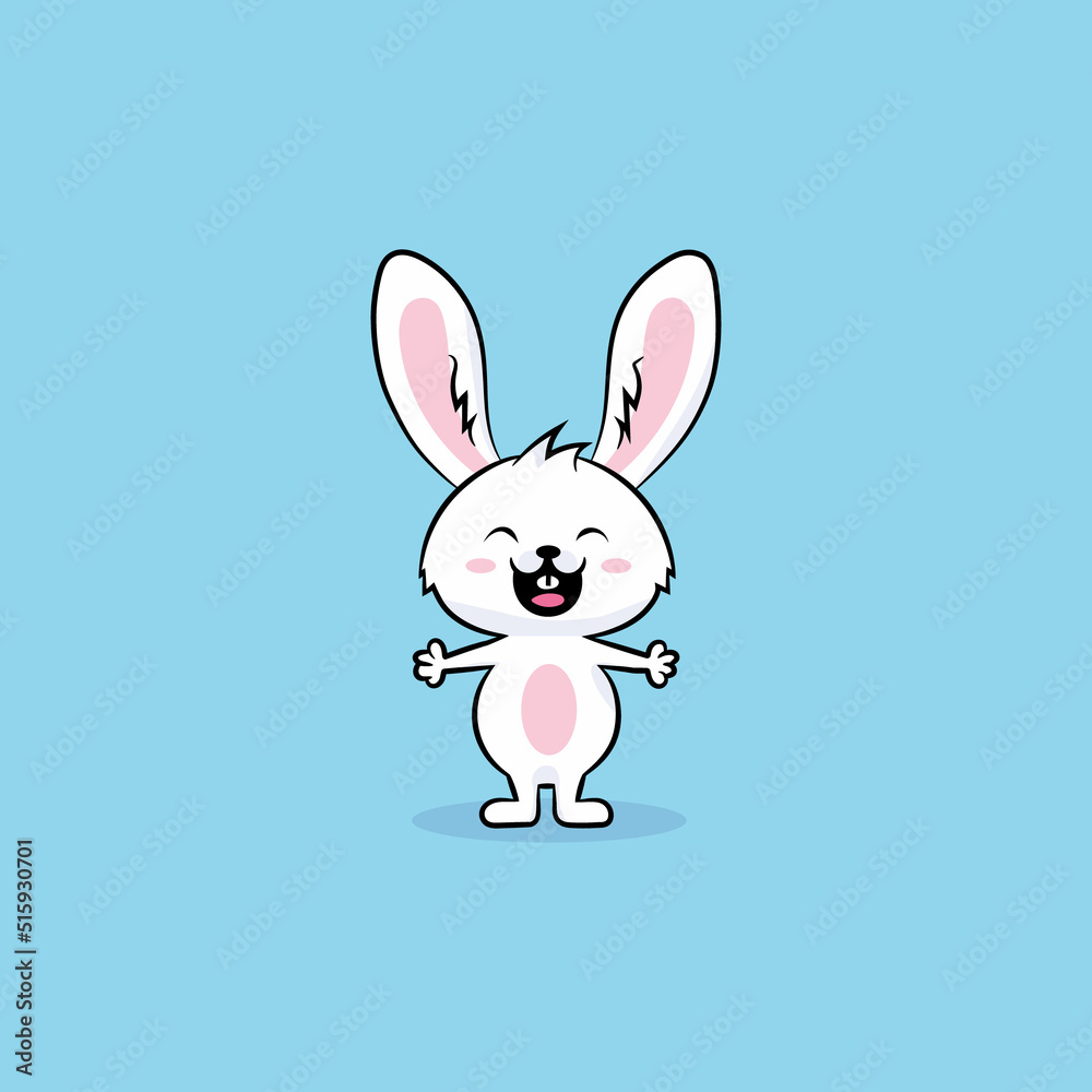 hand draw rabbit illustration vector hand draw rabbit illustration vector