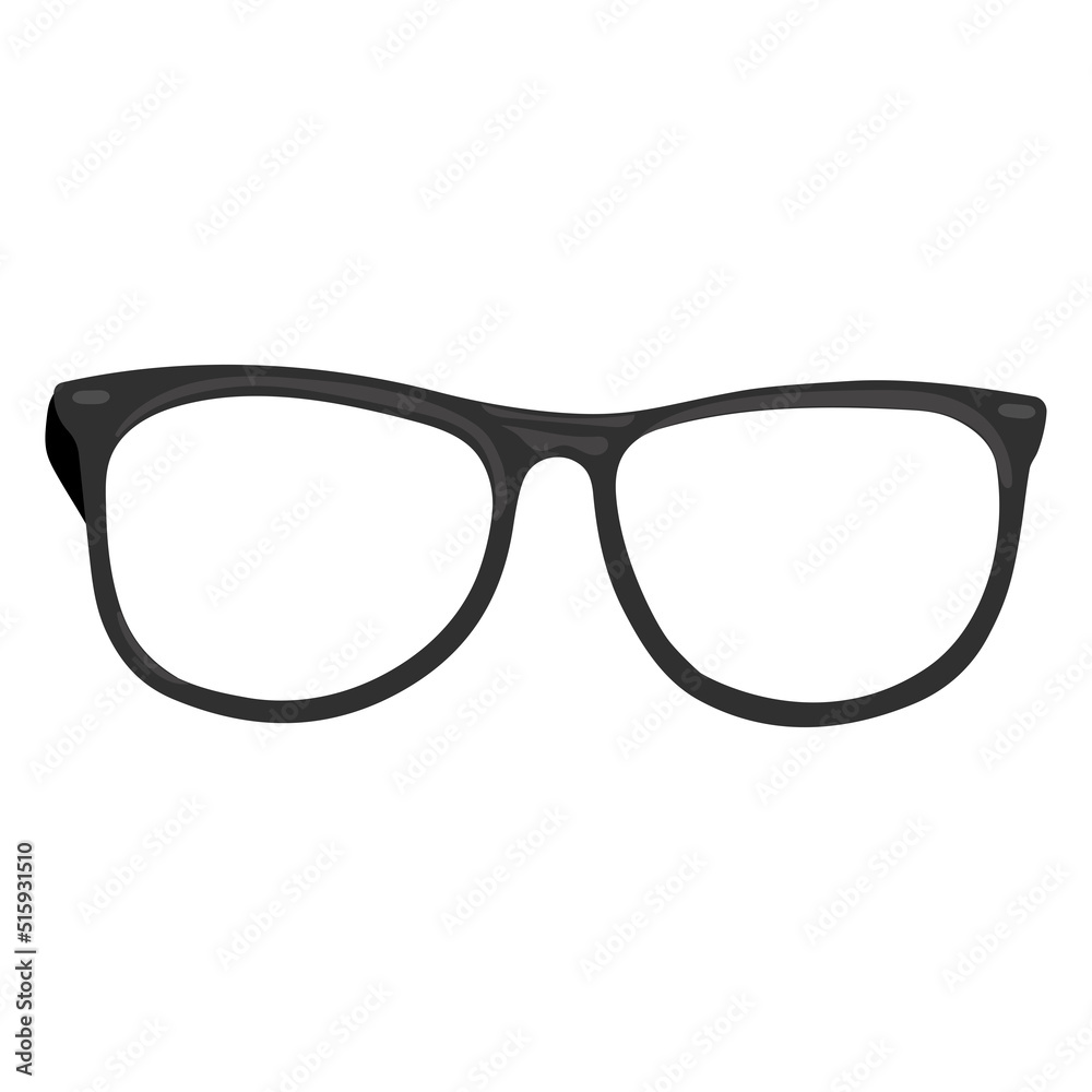 glasses icon, Accessory pictogram, isolated on white background. Simple vector illustration for graphic and web design. glasses icon, Accessory pictogram, isolated on white background. Simple vector illustration for graphic and web design.