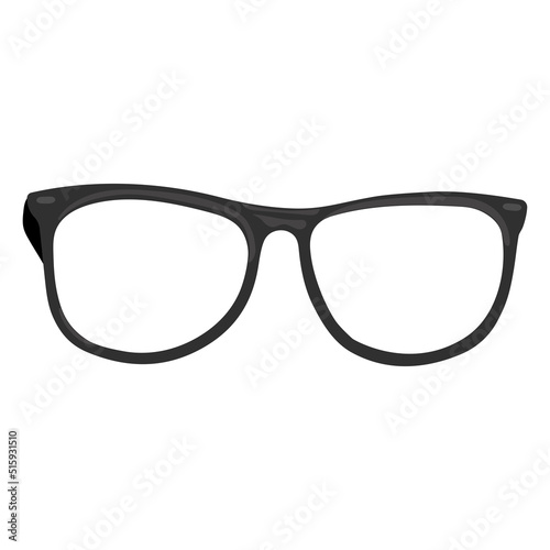glasses icon, Accessory pictogram, isolated on white background. Simple vector illustration for graphic and web design.