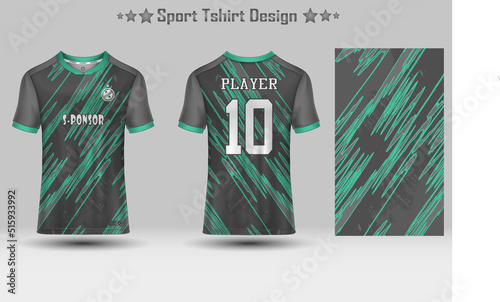 Football sport jersey mockup abstract geometric pattern t-shirt design