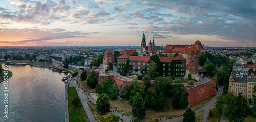 Wawel Royal Castle - Krakow, Poland.	 #515934580