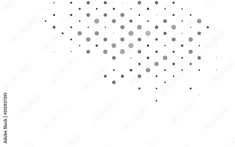 Fototapeta premium Light Silver, Gray vector texture with disks.