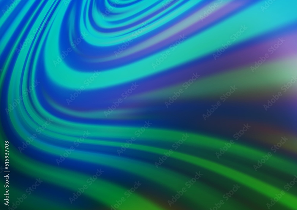 Obraz premium Light Blue, Green vector abstract background.