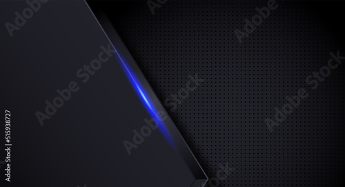 Modern Dark background geometric shape Abstract presentation template isolated vector