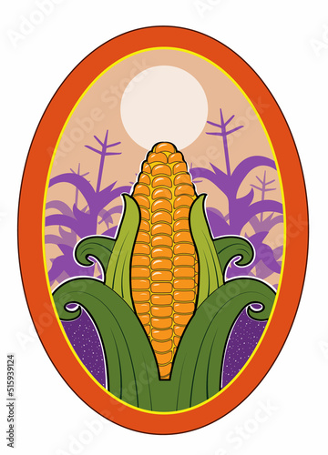 Corn on the cobb.