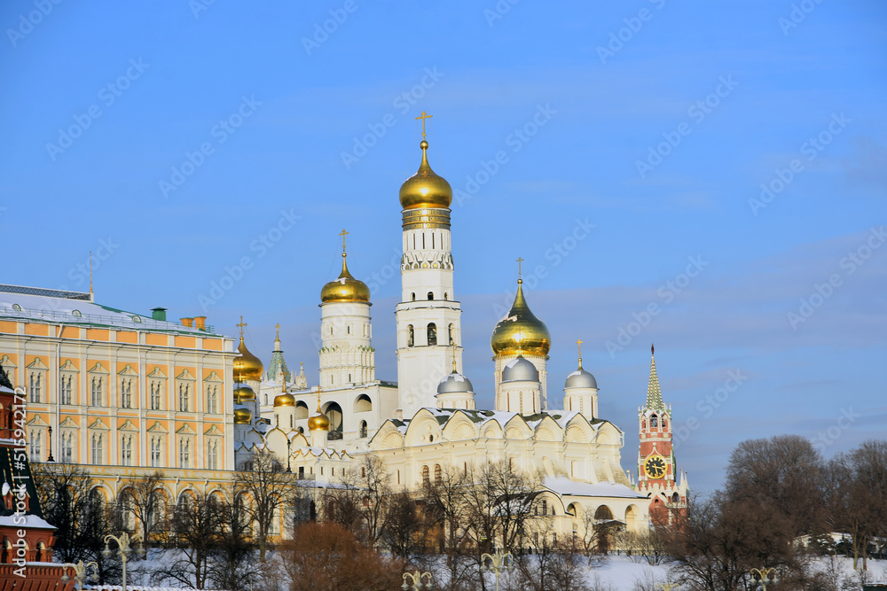 Moscow Kremlin architecture.	