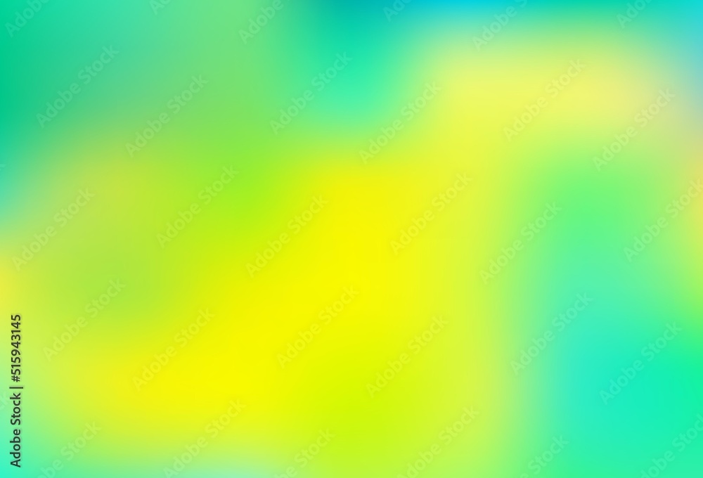 Fototapeta premium Light Blue, Yellow vector abstract blurred pattern.
