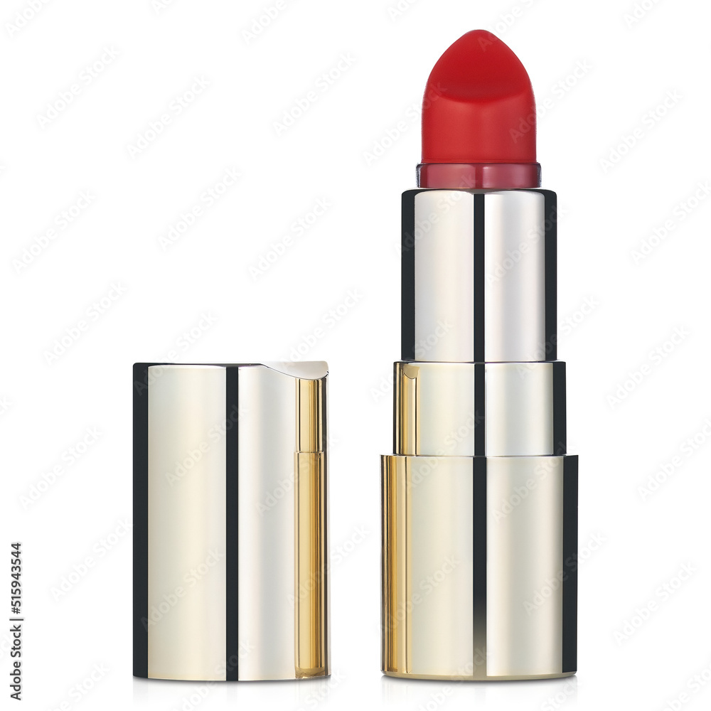 Lipstick mockup isolated on white Lipstick mockup isolated on white