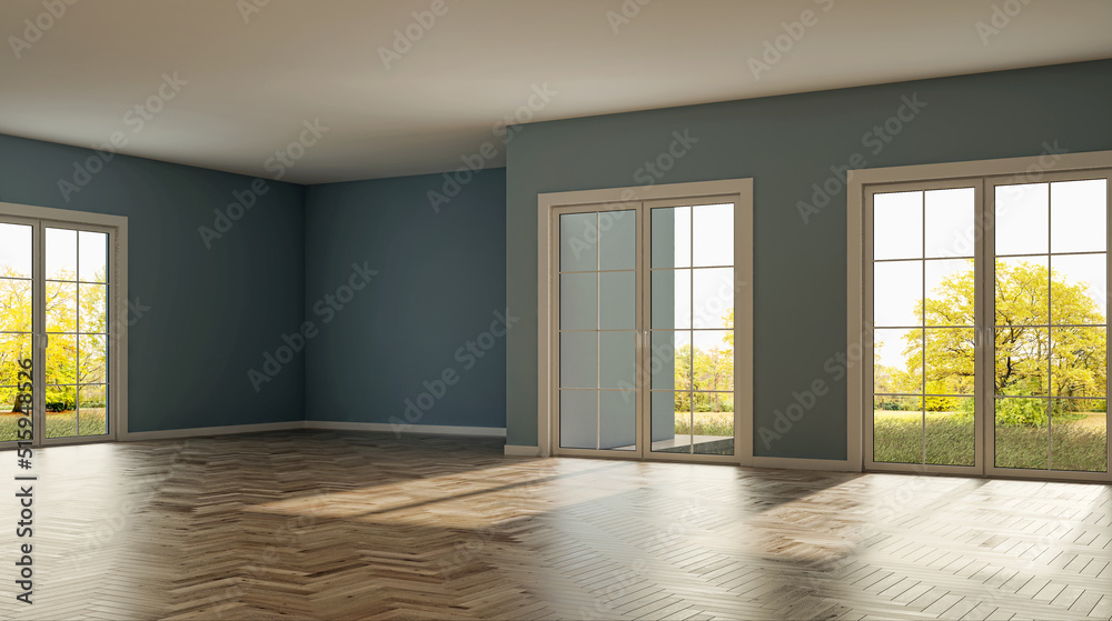 Illustration 3D rendering large luxury modern bright interiors Living room mockup computer digitally generated image Illustration 3D rendering large luxury modern bright interiors Living room mockup computer digitally generated image