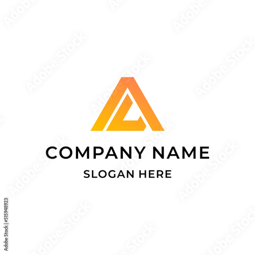 simple letter AC logo design