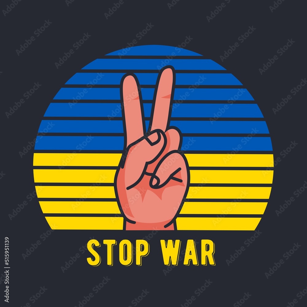 illustration vector of stop war in ukraine campaign perfect for print,poster,etc. illustration vector of stop war in ukraine campaign perfect for print,poster,etc.