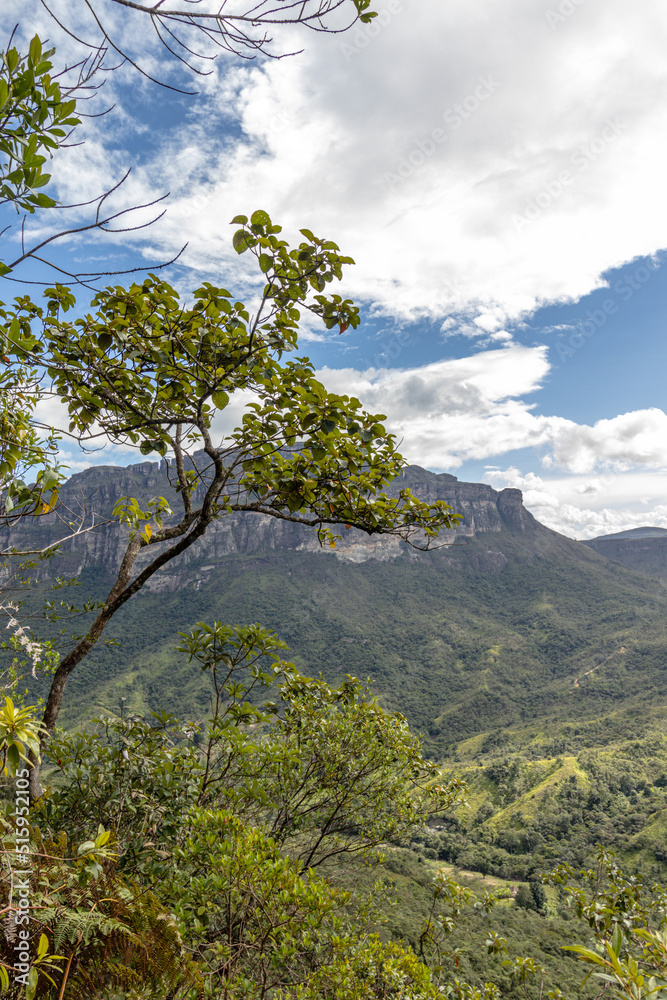 natural viewpoint of Vale do Pati, Chapada Diamantina, State of Bahia, Brazil