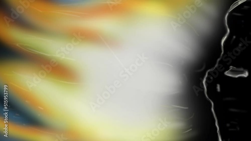 Animation of the burning film on a black screen. A stopped shot of spoilage and destruction. Video transition with burning in 4k with alpha channel.