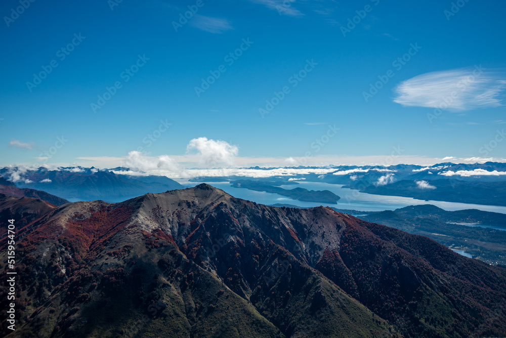 The Andes mountain range in autumn