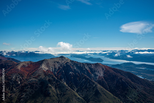 The Andes mountain range in autumn