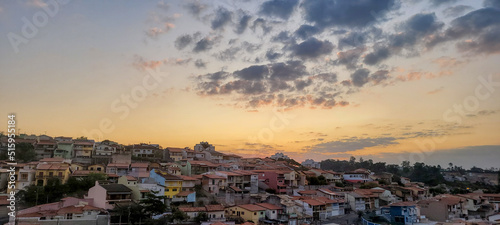 sunset background in late afternoon in brazil © sarsa