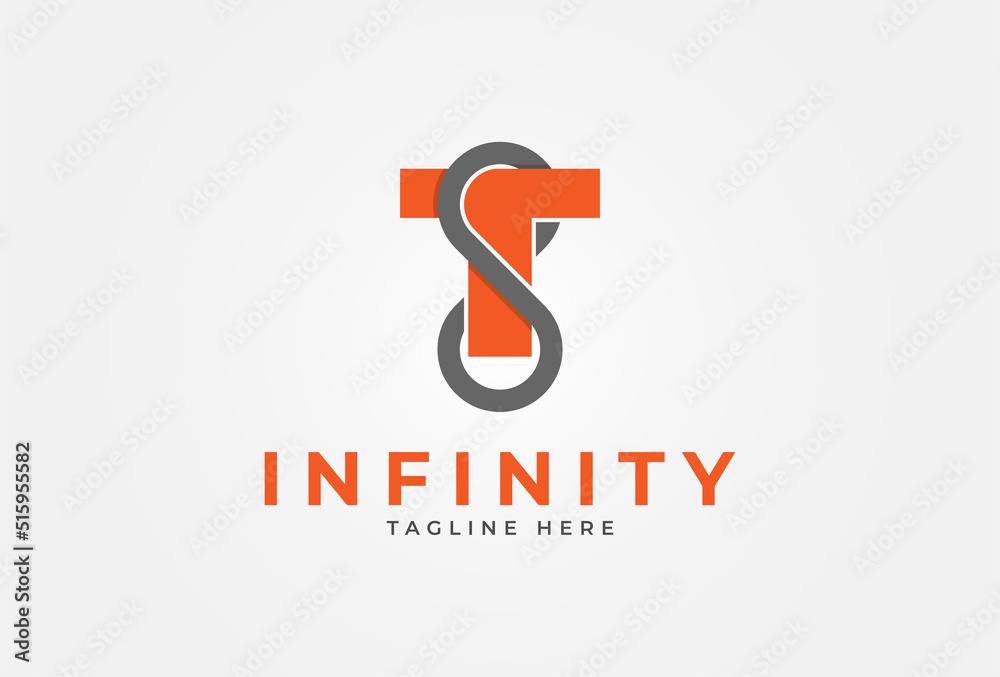 Infinity Logo, Letter T with Infinity combination, suitable for technology, brand and company logos design, vector illustration Infinity Logo, Letter T with Infinity combination, suitable for technology, brand and company logos design, vector illustration