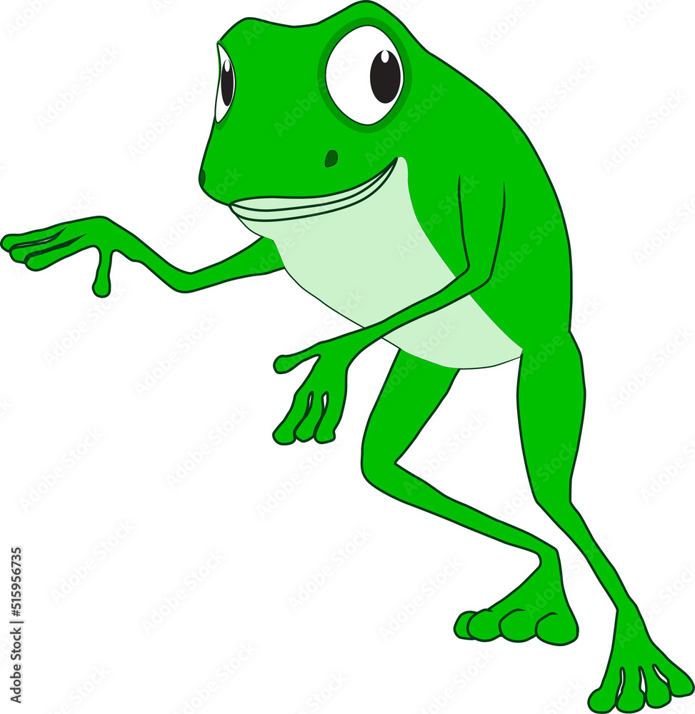 Obraz premium frog cartoon