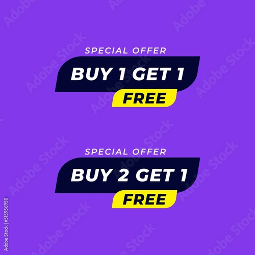 Buy 1 get 1 free