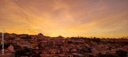 sunset background in late afternoon in brazil