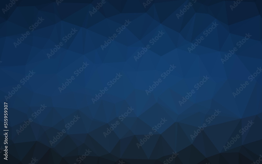Dark BLUE vector low poly texture. Dark BLUE vector low poly texture.