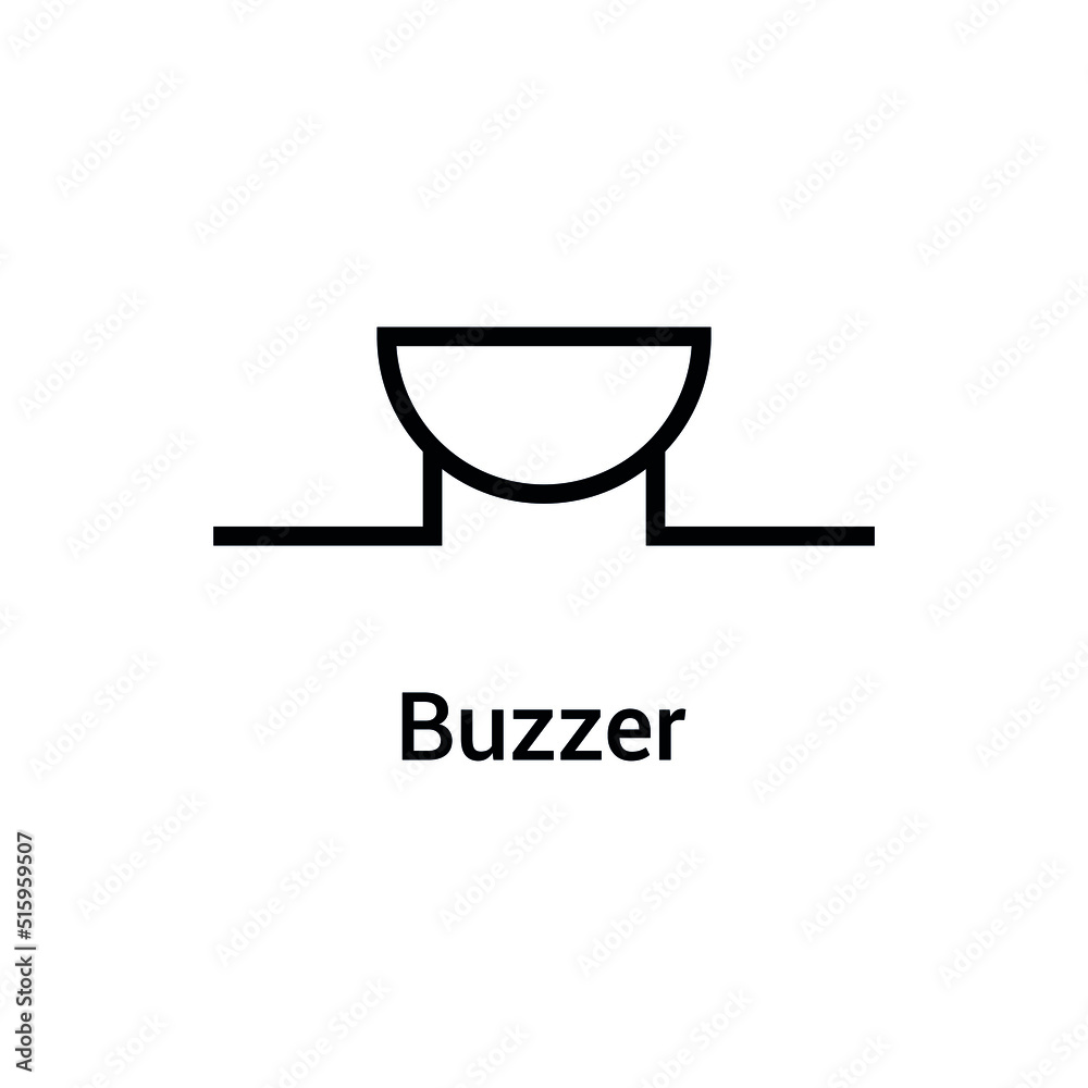 Electronic Symbol Of Buzzer Vector Illustration Stock Vector Adobe Stock electronic-symbol-of-buzzer-vector-illustration-stock-vector-adobe-stock