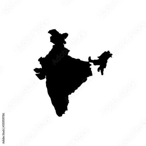 India Map Icon Vector For The Best India Map Logo Illustration