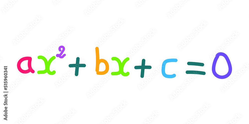 Solving a quadratic equation formula in mathematics