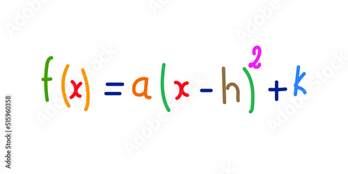 vertex form of a quadratic function