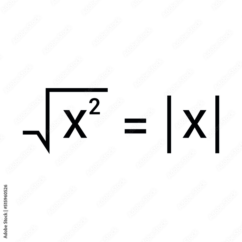 Square root of x real number equal absolute value of x formula. Square root of x real number equal absolute value of x formula.