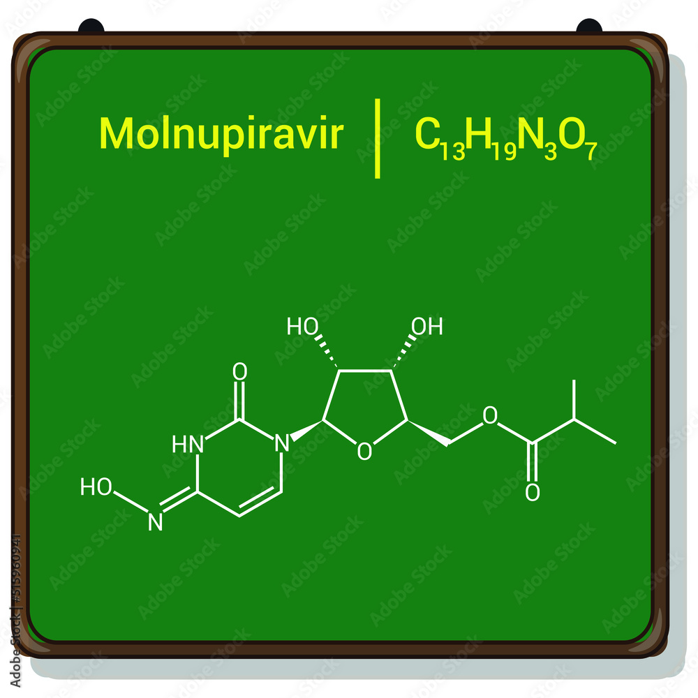 chemical structure of Molnupiravir (C13H19N3O7) chemical structure of Molnupiravir (C13H19N3O7)