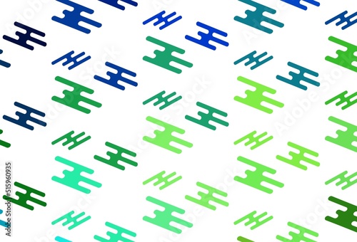 Light Green, Yellow vector pattern with narrow lines.