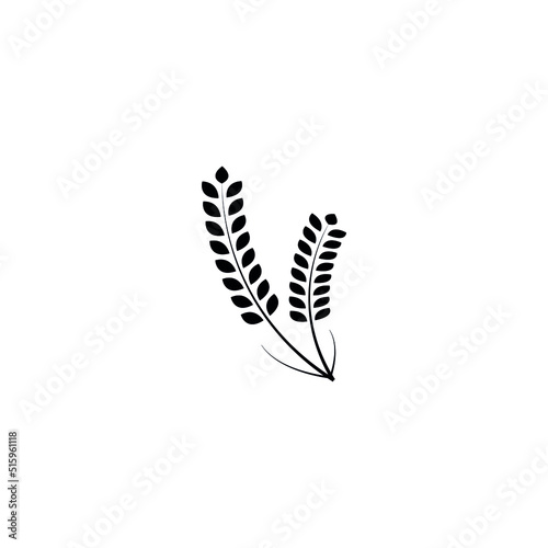 Agriculture Organic Wheat Logo Template Vector Icon Design