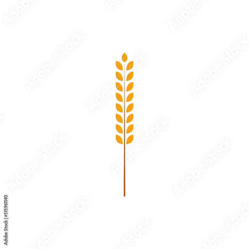 Agriculture Organic Wheat Logo Template Vector Icon Design