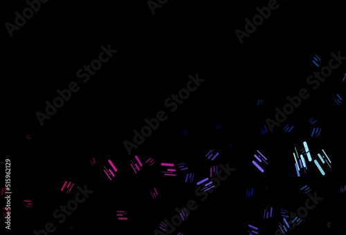 Dark blue, red vector pattern with narrow lines.