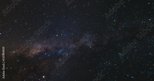 3D Universe Loop Background Sci-fi Flying in space galaxy stars and gas cloud Nebulas 4K
