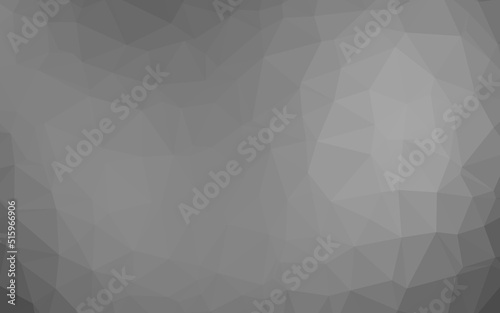 Fototapeta Naklejka Na Ścianę i Meble -  Light Silver, Gray vector shining triangular pattern.