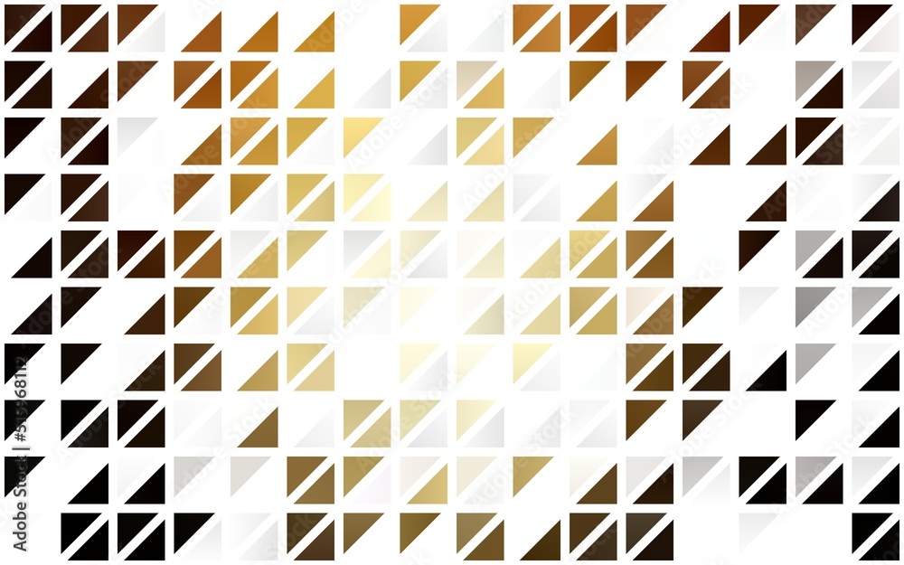 Light Yellow, Orange vector seamless template with crystals, triangles. Light Yellow, Orange vector seamless template with crystals, triangles.