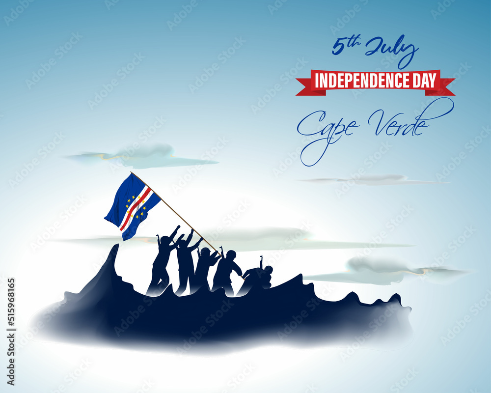Vector illustration for Cape Verde Independence Day