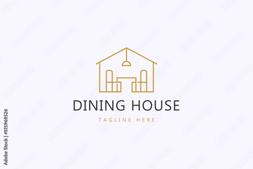 Logo House Minimalist Interior Design Dining Room Concept