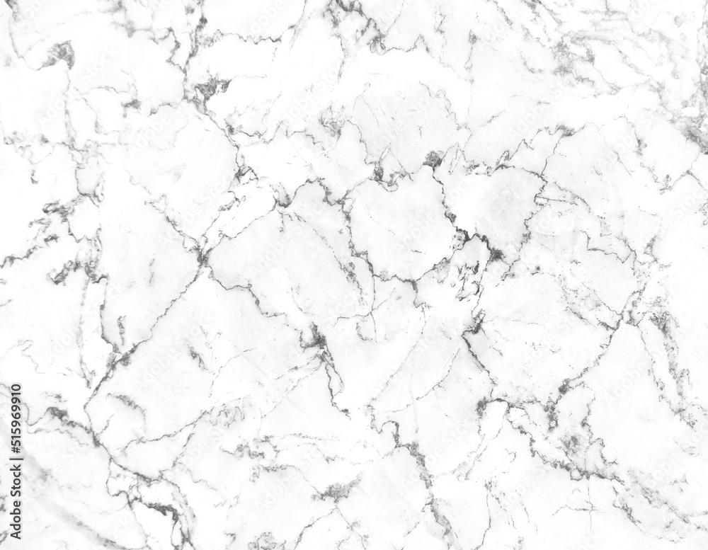 Marble white texture with seamless veins patterns or cracked  stone floor grey background