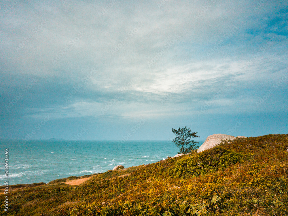 Landscape with sea and sky Landscape with sea and sky