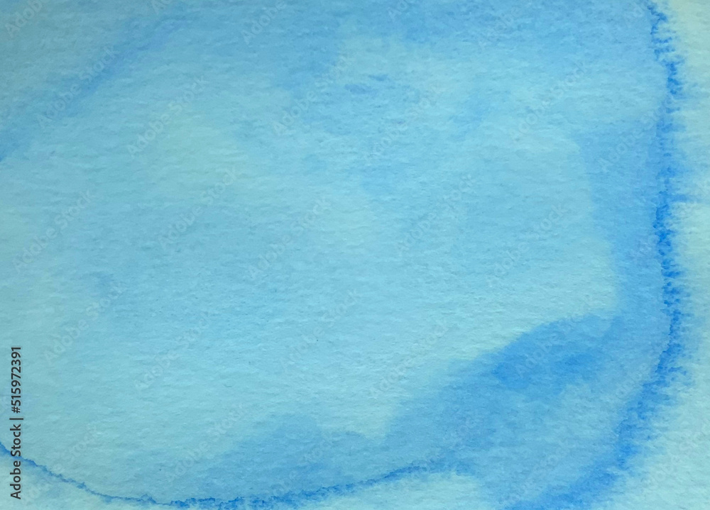 Watery blue watercolor full background paper and paint texture wallpaper Watery blue watercolor full background paper and paint texture wallpaper