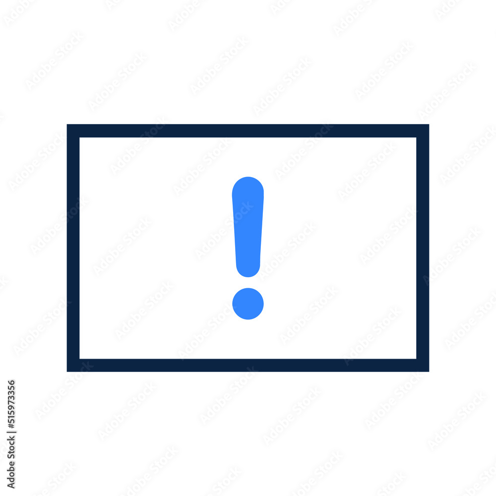 Notification chat or warning icon Notification chat or warning icon